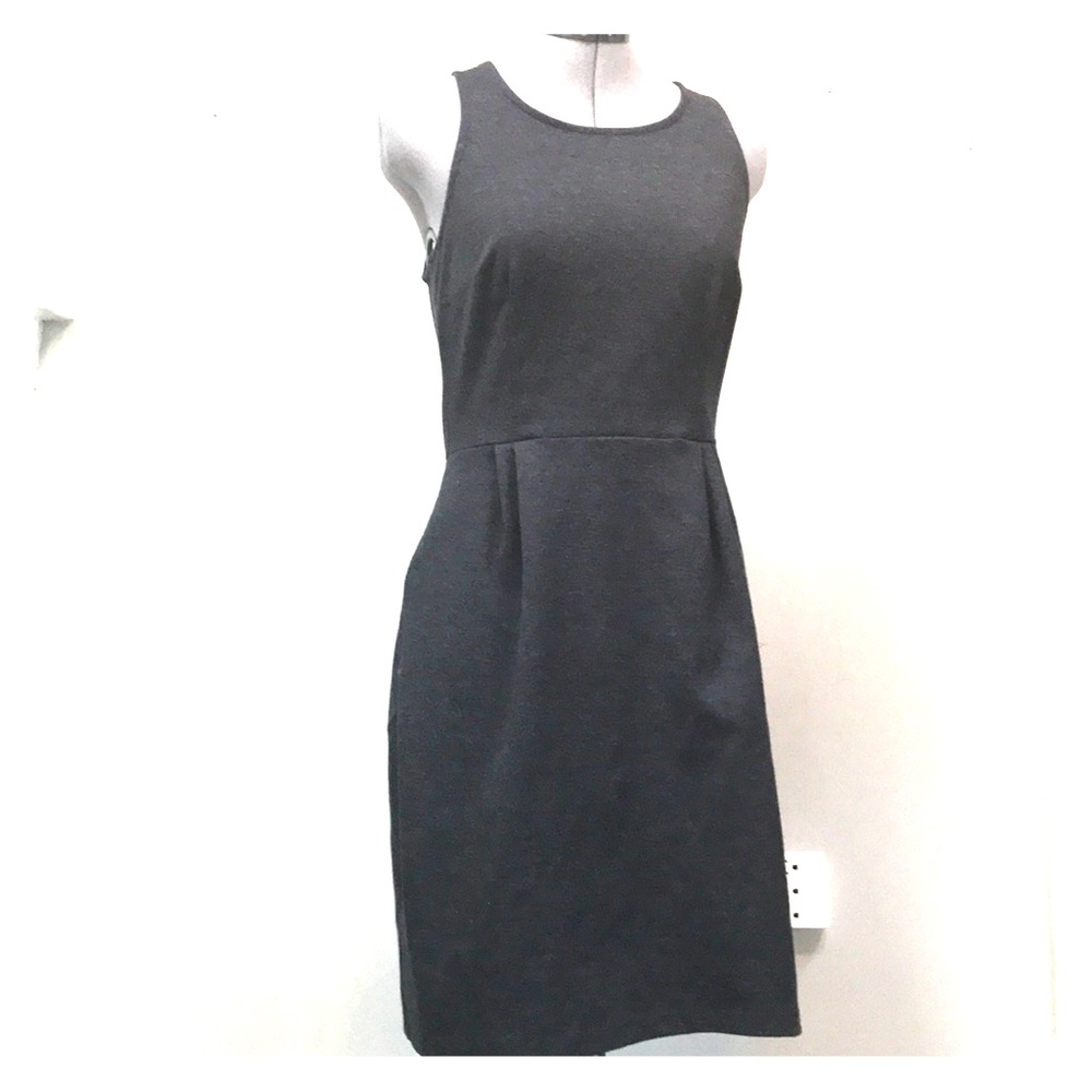 Old Navy Grey sleeveless professional dress